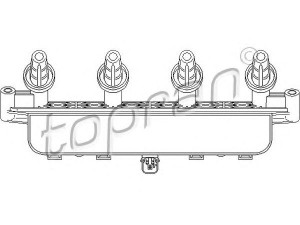 TOPRAN 721 405 uždegimo jungiklis 
 Kibirkšties / kaitinamasis uždegimas -> Uždegimo modulis/valdymo blokas
5970 79, 5970 A8, 5970 79, 5970 A8