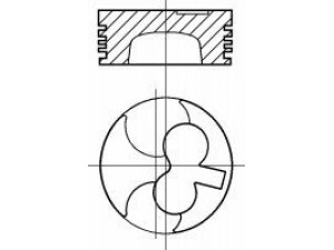 NÜRAL 87-307000-20 stūmoklis 
 Variklis -> Cilindrai/stūmokliai
8943864310, 94386432, 94386435