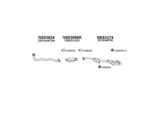VENEPORTE 530181 išmetimo sistema 
 Išmetimo sistema -> Išmetimo sistema, visa