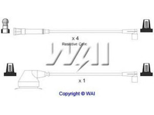 WAIglobal SL558 uždegimo laido komplektas