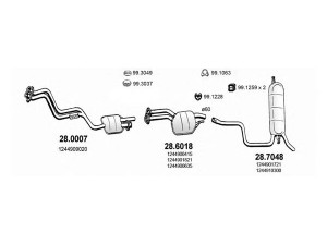 ASSO ART1406 išmetimo sistema 
 Išmetimo sistema -> Išmetimo sistema, visa