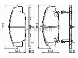 BOSCH 0 986 494 311 stabdžių trinkelių rinkinys, diskinis stabdys 
 Techninės priežiūros dalys -> Papildomas remontas
06450-S2A-E50, 06450-S5T-E00, 45022-S2A-E01