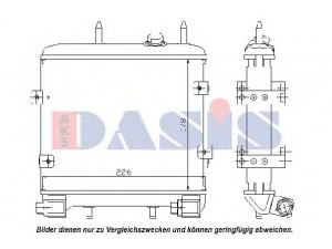 AKS DASIS 126290N alyvos aušintuvas, variklio alyva 
 Aušinimo sistema -> Radiatorius/alyvos aušintuvas -> Alyvos aušintuvas
2105000900, A2105000900