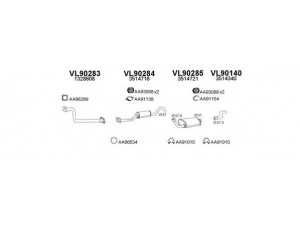 VENEPORTE 900106 išmetimo sistema