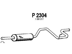 FENNO P2304 vidurinis duslintuvas 
 Išmetimo sistema -> Duslintuvas
1026247, 1031217, 1031219, 1337936