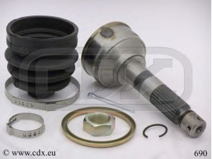 CDX 690 jungčių komplektas, kardaninis velenas 
 Ratų pavara -> Sujungimai/komplektas