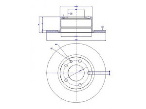 CAR 142.122 stabdžių diskas 
 Stabdžių sistema -> Diskinis stabdys -> Stabdžių diskas
34 111 151 632, 34 111 163 134