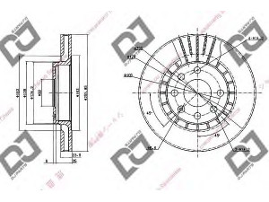 DJ PARTS BD1396 stabdžių diskas 
 Dviratė transporto priemonės -> Stabdžių sistema -> Stabdžių diskai / priedai
569001, 569042, 90250546, 96179110