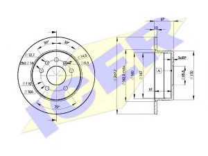 ICER 78BD9101-2 stabdžių diskas 
 Stabdžių sistema -> Diskinis stabdys -> Stabdžių diskas
5 69 101, 5 69 205, 90 272 328