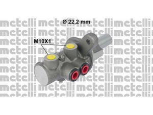 METELLI 05-0730 pagrindinis cilindras, stabdžiai 
 Stabdžių sistema -> Pagrindinis stabdžių cilindras
4601.V7, 77364703, 77364950, 4601.V7