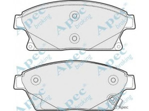 APEC braking PAD1772 stabdžių trinkelių rinkinys, diskinis stabdys 
 Techninės priežiūros dalys -> Papildomas remontas
13301234, 542115, 542115