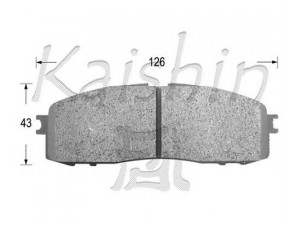 KAISHIN D2062 stabdžių trinkelių rinkinys, diskinis stabdys 
 Techninės priežiūros dalys -> Papildomas remontas
449214090, 449214100, 449214110
