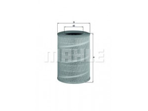KNECHT LX 666 oro filtras 
 Filtrai -> Oro filtras
0005280006