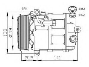 NRF 32499G kompresorius, oro kondicionierius 
 Oro kondicionavimas -> Kompresorius/dalys
50510966, 60693331, 71787477