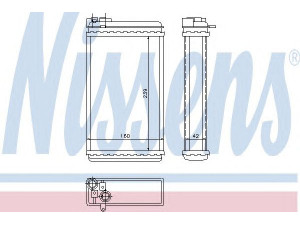 NISSENS 726461 šilumokaitis, salono šildymas 
 Šildymas / vėdinimas -> Šilumokaitis
1618 044, 1618107, 1618235, 1806114