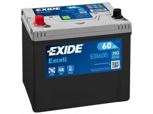 EXIDE EB605 starterio akumuliatorius; starterio akumuliatorius 
 Elektros įranga -> Akumuliatorius
400129979, E3710-4A060, E3710-4A060