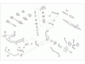 ZF Parts VW-PASSA-FZ031 vairavimo mechanizmas; rato pakaba 
 Ašies montavimas/vairavimo mechanizmas/ratai -> Prekių paieška pagal schemą