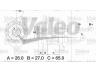 VALEO 436745 kintamosios srovės generatorius 
 Elektros įranga -> Kint. sr. generatorius/dalys -> Kintamosios srovės generatorius
7700424584, 7700424854, 7700436628