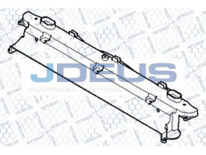 JDEUS EV05M223 rėmas; rėmas, radiatorius 
 Aušinimo sistema -> Radiatorius/alyvos aušintuvas -> Radiatorius/dalys
17117519205, 7519205