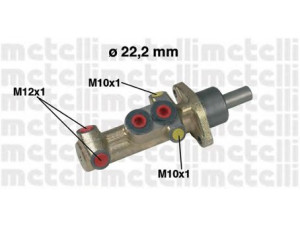 METELLI 05-0417 pagrindinis cilindras, stabdžiai 
 Stabdžių sistema -> Pagrindinis stabdžių cilindras
77 01 204 112, 77 01 205 295