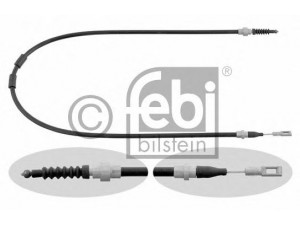 FEBI BILSTEIN 26455 trosas, stovėjimo stabdys 
 Stabdžių sistema -> Valdymo svirtys/trosai
7 201 624, 7M0 609 701 B, 7M3 609 701 C