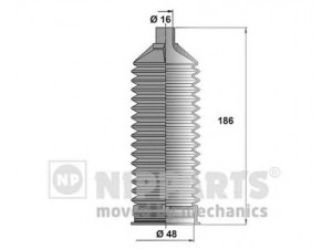 NIPPARTS N2840510 gofruotoji membrana, vairavimas 
 Vairavimas -> Gofruotoji membrana/sandarinimai
57740-3K000