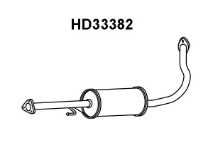 VENEPORTE HD33382 vidurinis duslintuvas 
 Išmetimo sistema -> Duslintuvas
18220S2H305, 18220S2HE01, 18220S2HE02