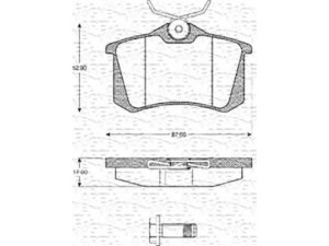 MAGNETI MARELLI 363702161074 stabdžių trinkelių rinkinys, diskinis stabdys 
 Techninės priežiūros dalys -> Papildomas remontas
4B0698451, 4B0698451B, 4B0698451