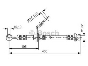 BOSCH 1 987 476 187 stabdžių žarnelė 
 Stabdžių sistema -> Stabdžių žarnelės
46411-S1A-E01