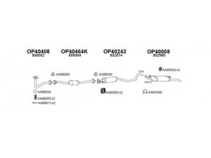 VENEPORTE 400157 išmetimo sistema