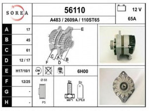 EAI 56110 kintamosios srovės generatorius