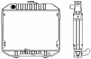 SAKURA  Automotive 1461-0209 radiatorius, variklio aušinimas