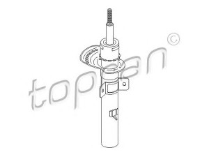 TOPRAN 301 909 amortizatorius 
 Pakaba -> Amortizatorius
1 149 522, 1 220 107, 1 305 640