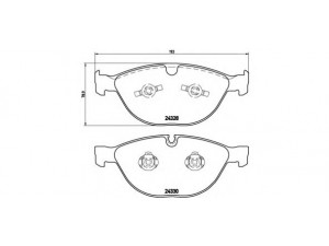 BREMBO P 06 066 stabdžių trinkelių rinkinys, diskinis stabdys 
 Techninės priežiūros dalys -> Papildomas remontas
34112284065