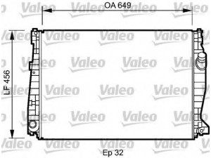 VALEO 735021 radiatorius, variklio aušinimas 
 Aušinimo sistema -> Radiatorius/alyvos aušintuvas -> Radiatorius/dalys
60694769, 71740292