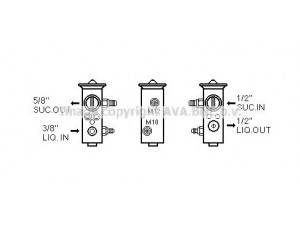 AVA QUALITY COOLING VL1059 išsiplėtimo vožtuvas, oro kondicionavimas
540057BSM, 85100994