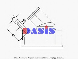 AKS DASIS 751909N termostatas, aušinimo skystis
