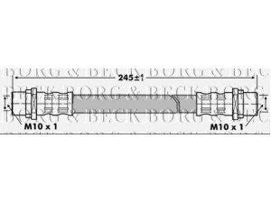 BORG & BECK BBH6827 stabdžių žarnelė 
 Stabdžių sistema -> Stabdžių žarnelės
5562078, 90 498 330, 90498330, 5562078