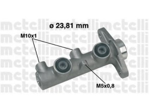 METELLI 05-0334 pagrindinis cilindras, stabdžiai 
 Stabdžių sistema -> Pagrindinis stabdžių cilindras
46100-S6F-G02