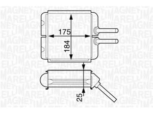 MAGNETI MARELLI 350218312000 šilumokaitis, salono šildymas 
 Šildymas / vėdinimas -> Šilumokaitis
96201949