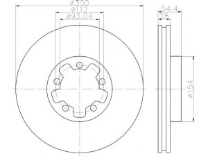 HELLA PAGID 8DD 355 113-271 stabdžių diskas 
 Stabdžių sistema -> Diskinis stabdys -> Stabdžių diskas
1371393, 1503287, 6C111124AB, 6C111125AB