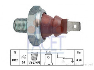 FACET 7.0047 alyvos slėgio jungiklis 
 Variklis -> Variklio elektra
1266085, 1266085-8, 1324750, 1324750-7