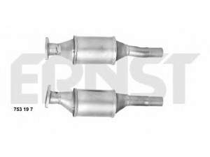 ERNST 753197 katalizatoriaus keitiklis 
 Išmetimo sistema -> Katalizatoriaus keitiklis
6N0 131 701 GX, 6N0 131 701 HX