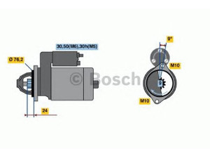 BOSCH 0 001 109 427 starteris 
 Elektros įranga -> Starterio sistema -> Starteris
12 41 7 508 634, 12 41 7 508 636