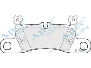 APEC braking PAD1796 stabdžių trinkelių rinkinys, diskinis stabdys 
 Techninės priežiūros dalys -> Papildomas remontas
95835293900, 7P0698451, 7P6698451