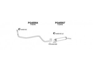 VENEPORTE 450345 išmetimo sistema