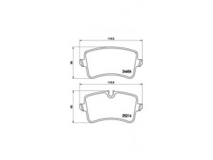 BREMBO P 85 118 stabdžių trinkelių rinkinys, diskinis stabdys 
 Techninės priežiūros dalys -> Papildomas remontas
4G0698451