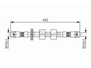 BOSCH 1 987 476 414 stabdžių žarnelė 
 Stabdžių sistema -> Stabdžių žarnelės
34 32 1 159 891