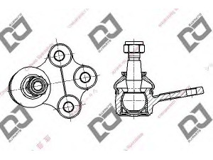 DJ PARTS DB1269 atramos/vairo trauklė 
 Ašies montavimas/vairavimo mechanizmas/ratai -> Sujungimai -> Atramos/vairo trauklė
1603121, 1603163, 1603167, 90003134