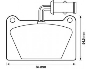 BENDIX 571294B stabdžių trinkelių rinkinys, diskinis stabdys 
 Techninės priežiūros dalys -> Papildomas remontas
GBP258, GBP90291, GBP90306, GBP273
